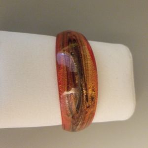 Blown glass bracelet